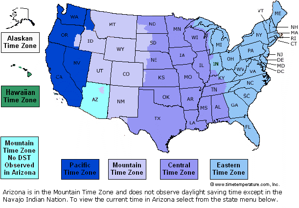 TimeZone Map